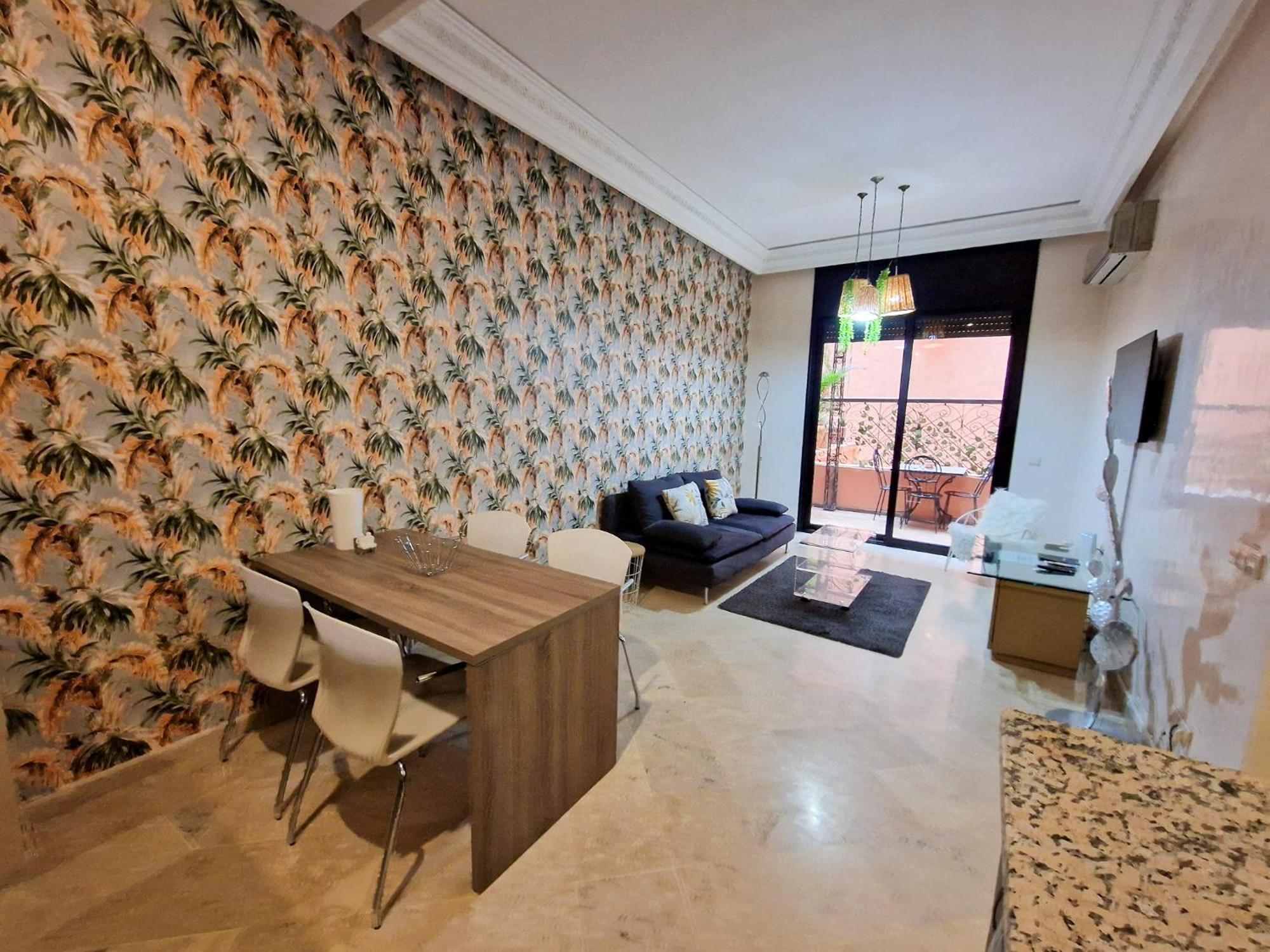 Superbe Appartement Piscine Gueliz Marraquexe Exterior foto