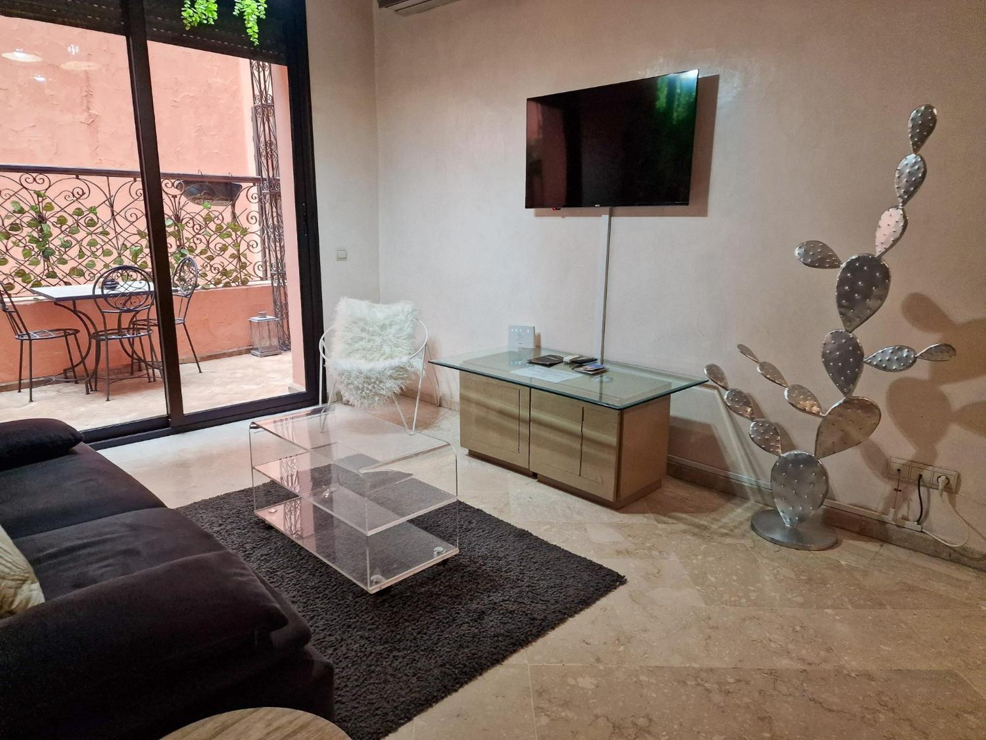 Superbe Appartement Piscine Gueliz Marraquexe Exterior foto